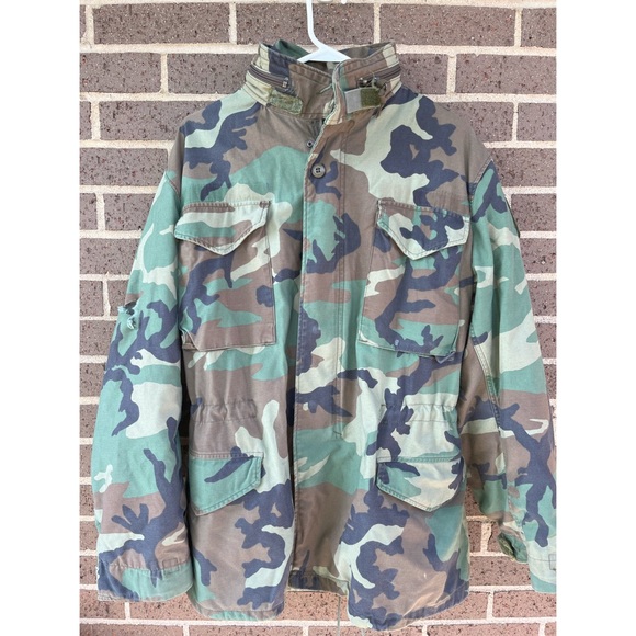 Vintage Men’s Special Forces Field Jacket Medium Long Camo Cold Weather Coat - Picture 10 of 10